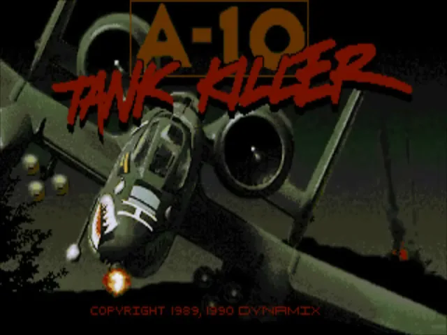 A-10 Tank Killer title screen