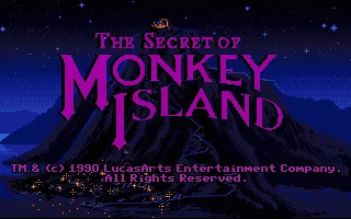 Secret of Monkey Island, The (Italy) (v1.0 07-2-91) title screen