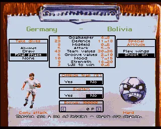 On the Ball - World Cup Edition (Europe) (AGA) screenshot