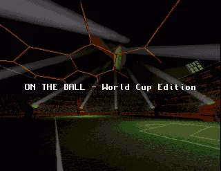 On the Ball - World Cup Edition (Europe) (AGA) title screen