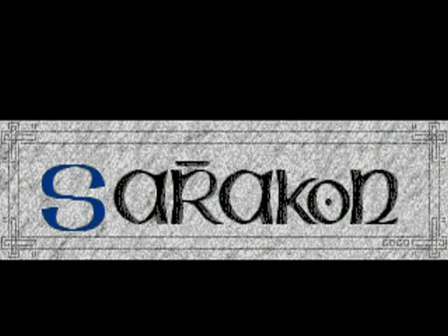 Sarakon (Europe) (Virgin) title screen