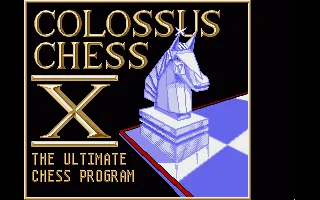 Colossus Chess X - The Ultimate Chess Program title screen