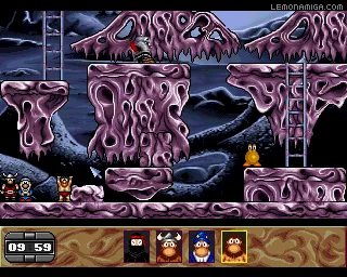 Humans III - Evolution - Lost in Time (Europe) (AGA) screenshot