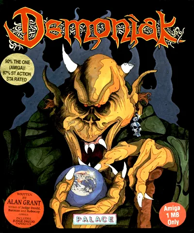 Demoniak cover art for Commodore Amiga