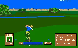 PGA Tour Golf - Tournament Course Disk (Europe) (Addon) screenshot