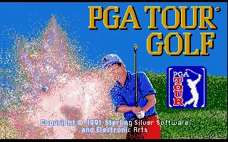 PGA Tour Golf - Tournament Course Disk (Europe) (Addon) title screen