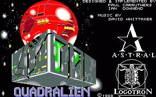 Quadralien (Europe) (En,Fr,De) (With StarRay Demo) title screen
