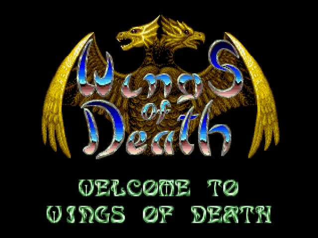 Wings of Death title screen