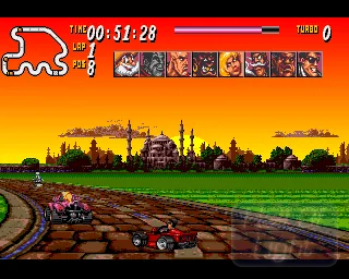 Street Racer (Europe) (AGA) screenshot
