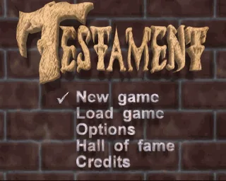 Testament (Europe) (AGA) title screen