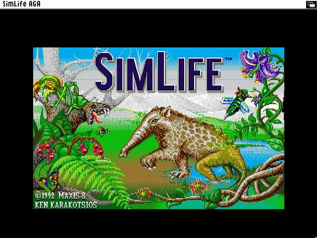 SimLife (Europe) (AGA) title screen