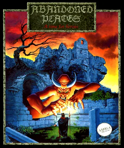 Abandoned Places (Europe) (v1.17) (Demo) (Coverdisk - Amiga Action - Issue 30) cover art for Commodore Amiga