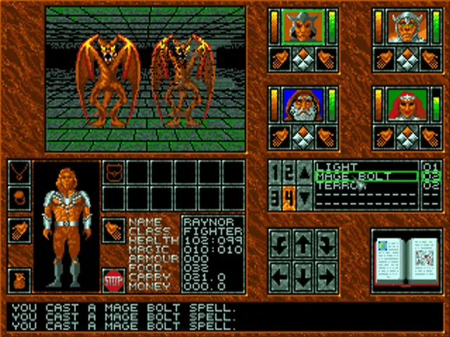 Abandoned Places (Europe) (v1.17) (Demo) (Coverdisk - Amiga Action - Issue 30) screenshot