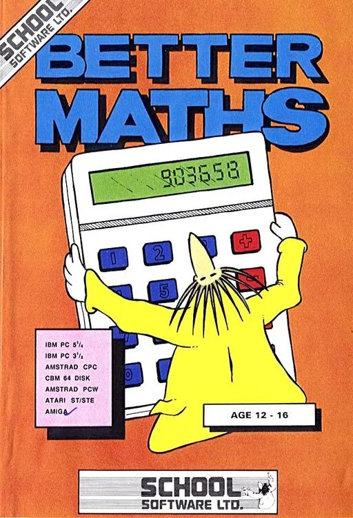 Better Maths (Europe) (Age 12 - 16) cover art for Commodore Amiga