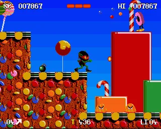 Zool - Ninja of the 'Nth' Dimension (Europe) (Compilation - Award Winners - Gold Edition) screenshot