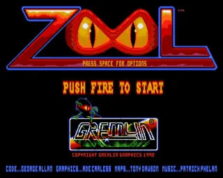 Zool - Ninja of the 'Nth' Dimension (Europe) (Compilation - Award Winners - Gold Edition) title screen