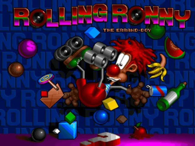 Rolling Ronny (Europe) (Coverdisk) title screen