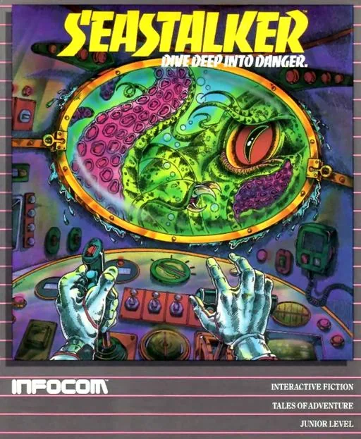 Seastalker cover art for Commodore Amiga