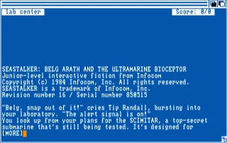 Seastalker title screen