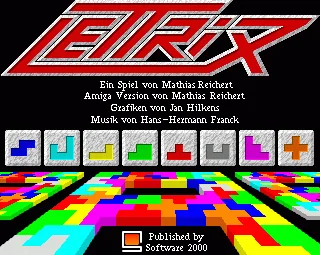 Lettrix title screen