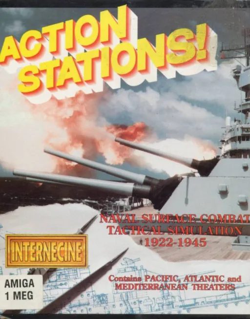 Action Stations! cover art for Commodore Amiga