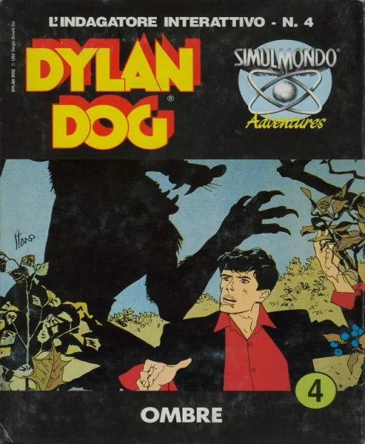 Dylan Dog 4 - Ombre cover art for Commodore Amiga