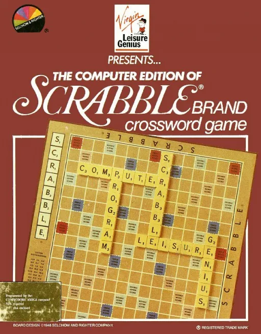 Scrabble Deluxe (Europe) (Compilation - Board Genius) cover art for Commodore Amiga