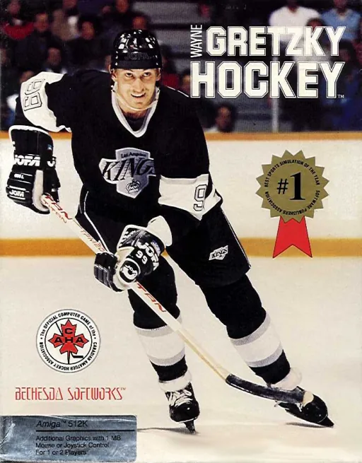 Backdrop artwork for Wayne Gretzky Hockey - 1989 NHL Data Disk (Europe) (Addon)