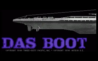 Boot, Das title screen