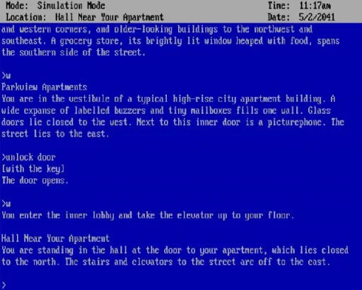 Mind Forever Voyaging, A (USA) (r79) screenshot