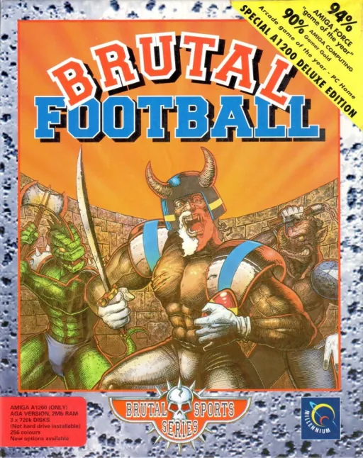 Brutal Football - Deluxe Edition (Europe) (AGA) cover art for Commodore Amiga