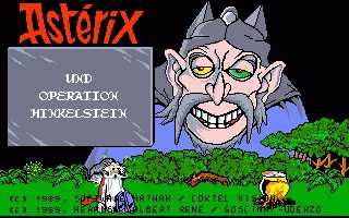 Asterix und Operation Hinkelstein title screen
