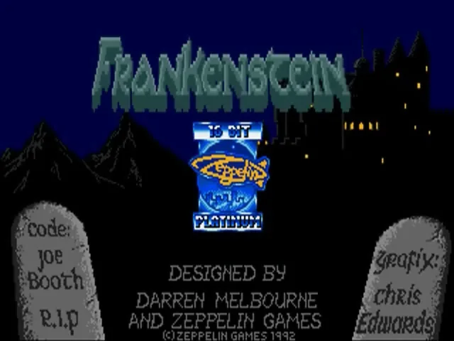Frankenstein title screen