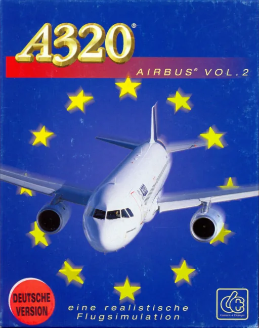 A320 Airbus Vol. 2 cover art for Commodore Amiga