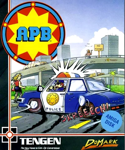 APB (Europe) (Compilation - Tengen Arcade Hits) cover art for Commodore Amiga