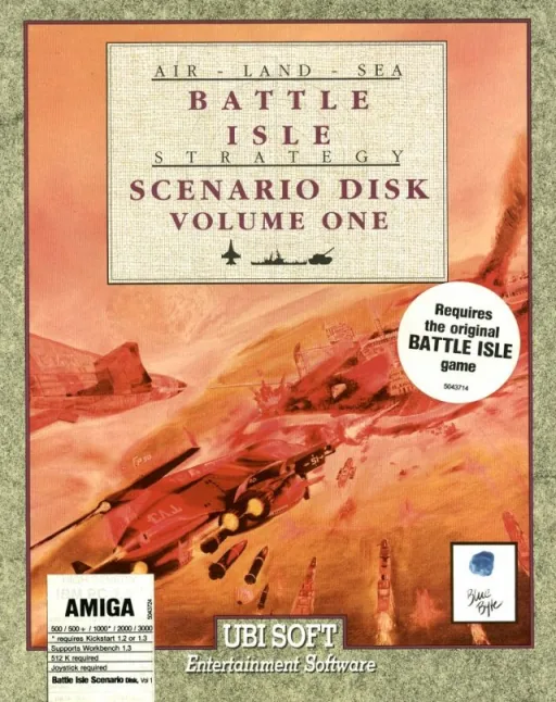 Battle Isle - Data Disk I - Air-Land-Sea (Germany) (Addon) cover art for Commodore Amiga