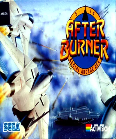 Afterburner (USA) (Budget - The Hit Squad) cover art for Commodore Amiga