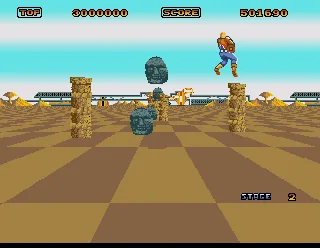 Space Harrier + Space Harrier - Return to the Fantasy Zone (Europe) (Compilation - Finale) screenshot