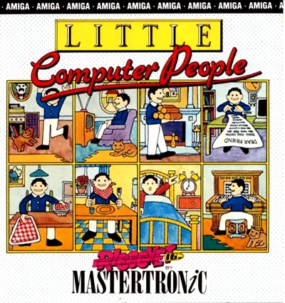 Backdrop artwork for Little Computer People (Europe) (Budget - Ricochet 16)
