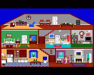 Little Computer People (Europe) (Budget - Ricochet 16) screenshot