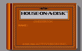 Little Computer People (Europe) (Budget - Ricochet 16) title screen