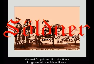 Soldner title screen