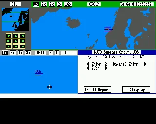 Harpoon + Battleset 1 - Showdown in the North Atlantic screenshot