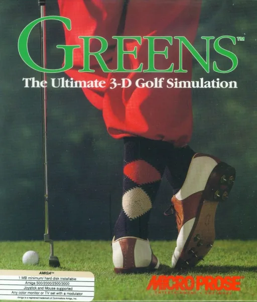 Backdrop artwork for Greens - The Ultimate 3-D Golf Simulation