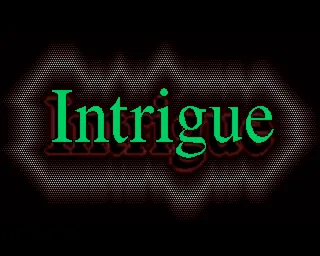 Intrigue + Silhouette (Europe) (Compilation - Amiga Complete) title screen