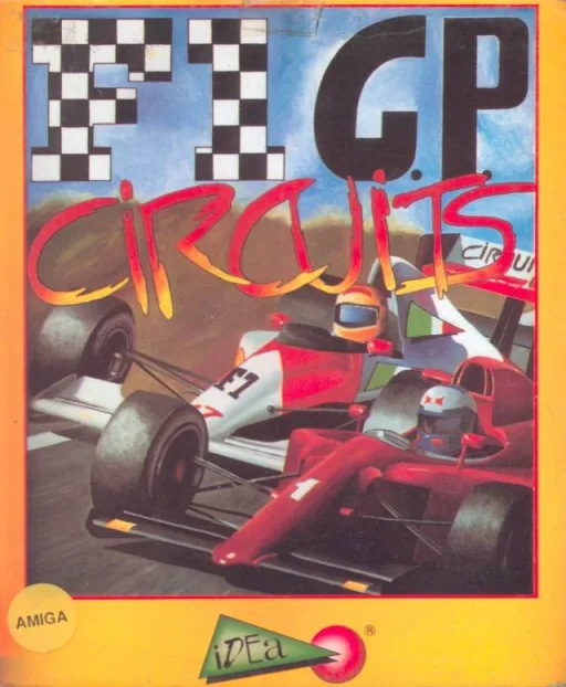 F1 GP Circuits cover art for Commodore Amiga