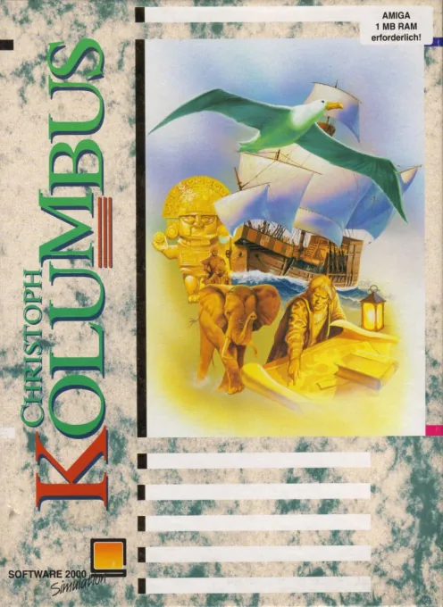 Christoph Kolumbus cover art for Commodore Amiga
