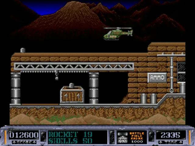 Battle Valley (Europe) (v3.0) (Budget - The 16 Bit Pocket Power Collection) screenshot