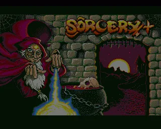 Sorcery Plus title screen