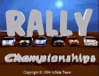Rally Championships (Europe) (En,Fr,De,Es,It,Nl,Pt,Pl) (AGA) title screen